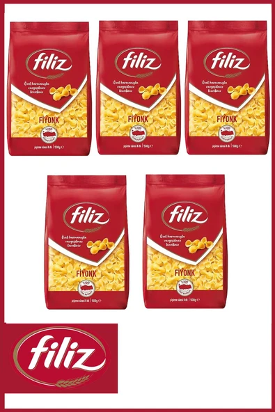 Filiz Fiyonk Makarna 500 gr X 5 Adet ürün görseli 1