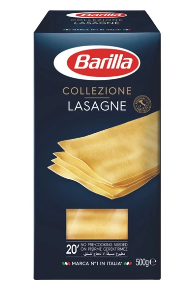 Barilla Lazanya / Lasagne Sade Makarna 500 Gr. (özel Koleksiyon) ürün görseli 1