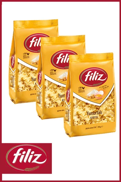 Filiz Yumurtalı Kırpık Makarna 350 gr X 3 Adet ürün görseli 1