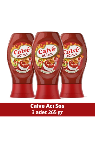 Calve Acı Sos 265 gr X3 Adet ürün görseli 1