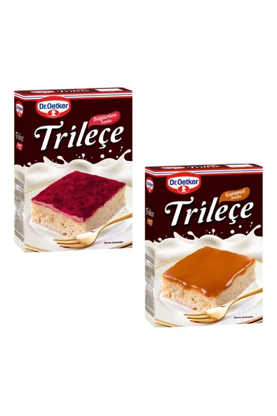 Dr. Oetker Trileçe Böğürtlen Ve Karamel Soslu 2'li Set ürün görseli 1
