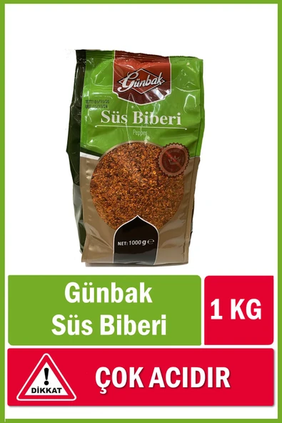Günbak Süs Biberi 1 kg (Zehir Acı Pul Biber) ürün görseli 1