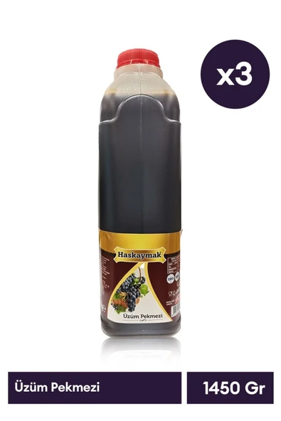 Haskaymak %100 Üzüm Pekmezi 1450 Gr x 3 Adet ürün görseli 1
