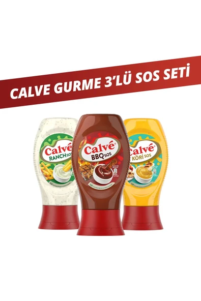Calve Ranch Sos 245 G Barbekü Sos 290 G Köri Sos 260 G ürün görseli 1