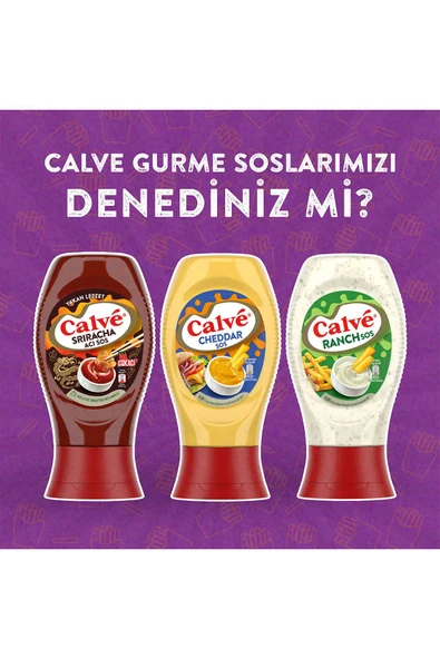 Calve Burger Sos 245 gr x 3 Adet - Resim 5