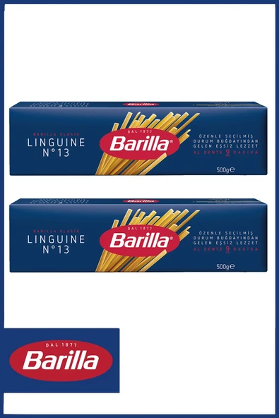 Barilla Linguine (YASSI) Spagetti Makarna No.13 500 gr X 2 Adet ürün görseli 1