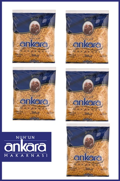 Nuh'un Ankara Boncuk Makarna 500 gr x 5 Adet ürün görseli 1