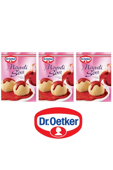 Dr. Oetker Meyveli Tatlı Sos 77 gr x 3 Adet - Resim 2