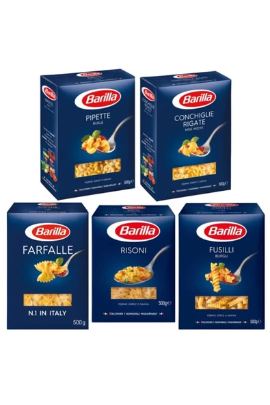 Barilla Makarna 5'li (italyan Lezzeti) ürün görseli 1