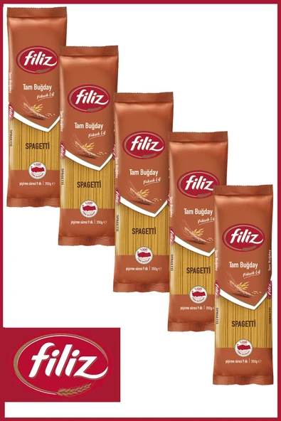 Filiz Tam Buğday Spagetti (ÇUBUK) Makarna 350 gr X 5 Adet ürün görseli 1