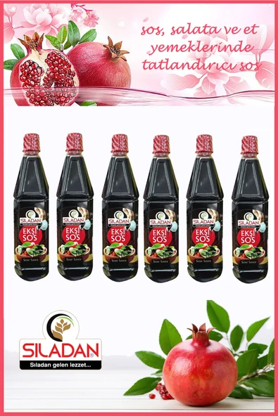 Sıladan Nar Ekşili Sos 1 lt Pet x 6 Adet ürün görseli 1