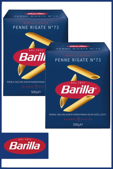 Barilla Kalem (PENNE RİGATE) Makarna 500 gr * 2 Adet ürün görseli 1