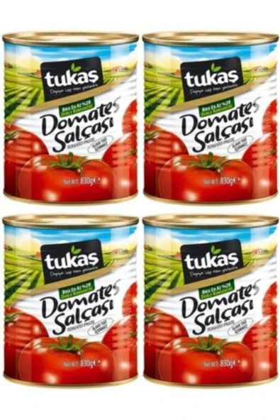 Tukaş Domates Salçası 830 gr X 4 Adet ürün görseli 1