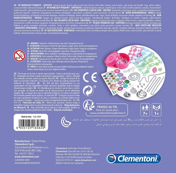 Clementoni Crazy Chic Ayışığı Kolyeler 18584 - Resim 3