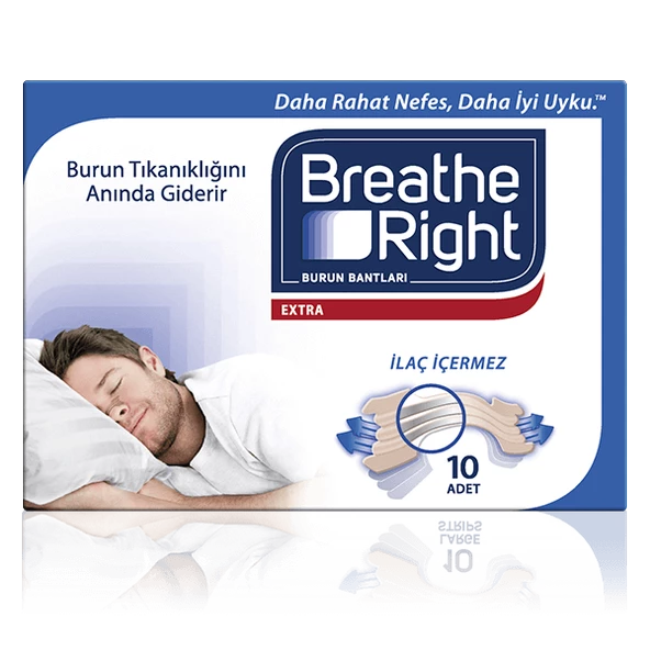 Breathe Right Extra Burun Bandı 10 Adet ürün görseli 1