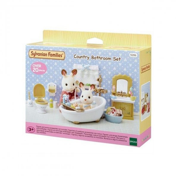 5286 Sylvanian Families, Banyo Seti, 20 parça ,+3 yaş, figürler ayrı satılır. ürün görseli 1