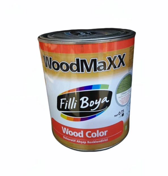Filli Boya WoodMaxx Ahşap Renkl. Orman Yeşili 0.75 - Resim 2