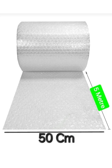 Balonlu Ambalaj Naylonu Pat Pat Havalı Naylon Balonlu Naylon 50 Cm X 5 Metre Pıtpıt ürün görseli 1