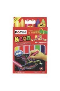 FATIH CRAYON BOYA 6 RENK NEON JUMBO 50190 ürün görseli 1