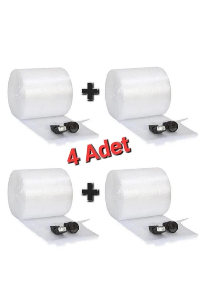 4 Adet Balonlu Naylon 20cm X 10m Ambalaj Naylonu Patpat Pıt Pıt 30 Gr ürün görseli 1