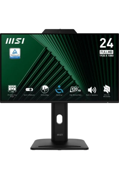 MSI 23.8 PRO MP242PMG FHD FLAT IPS 120HZ 1MS ADAPTIVE-SYNC PIVOT MONITOR ürün görseli 1