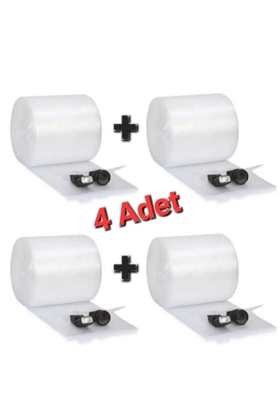 4 Adet Balonlu Naylon 20 Cm X 50 Metre Pat Pat Havalı Naylon Balonlu Naylon Pıtpıt Patpat ürün görseli 1