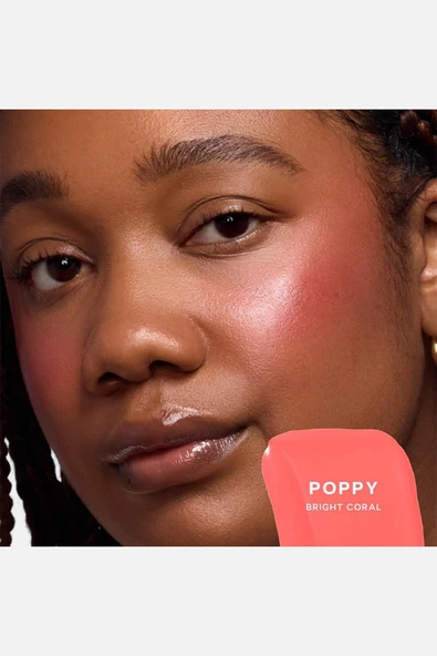Saie Dew Blush Likit Allık Popy 12ML - Resim 3