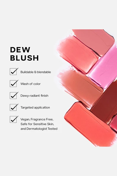 Saie Dew Blush Likit Allık Popy 12ML - Resim 8