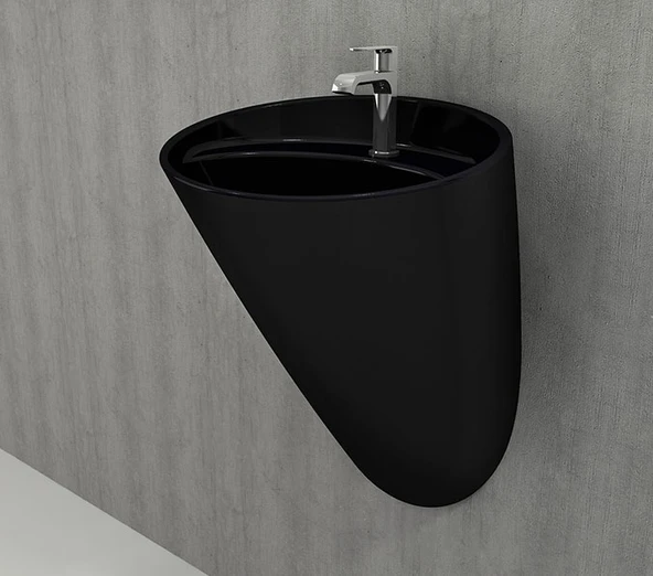 Bocchi Venezia Asma Monoblok Lavabo Parlak Siyah 1083-005-0126 ürün görseli 1