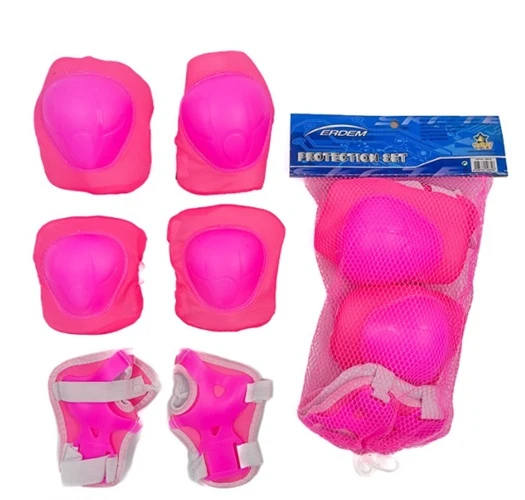 Kids Club Koruyucu Set Dizlik Dirseklik Bileklik Pembe ürün görseli 1
