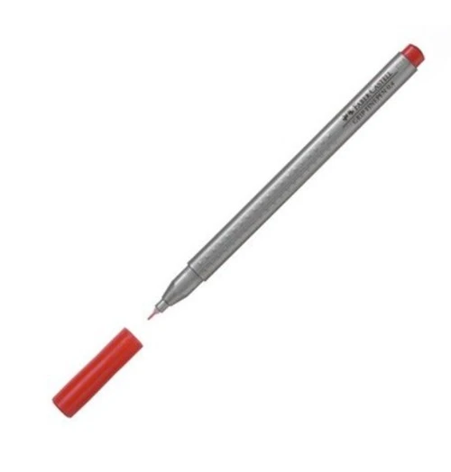 Faber Castell Renkli Kalem Grip Finepen 0,4 Kırmızı ürün görseli 1