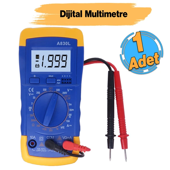 Dijital Multimeter Pens Amper Metre Dijital Pensampermetre Voltaj Dc Alternatif Akım Ölçme Ölçüm ürün görseli 1