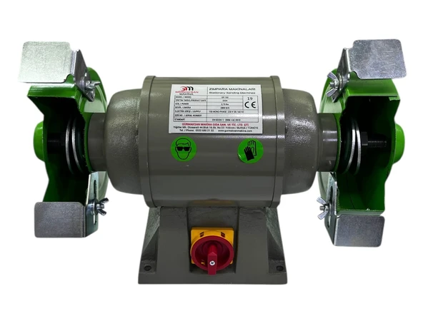 Gürmaksan Zımpara Taş Motoru MONOFAZE-150 mm ürün görseli 1