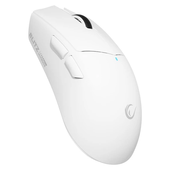 Rampage BLITZ ULTIMATE 8K BT+Wired+2.4G Beyaz Kablosuz PAW3950 NORDIC 52840 MCU Gaming Oyuncu Mouse ürün görseli 1