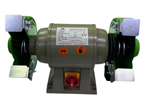 Gürmaksan Zımpara Taş Motoru MONOFAZE-175 mm ürün görseli 1