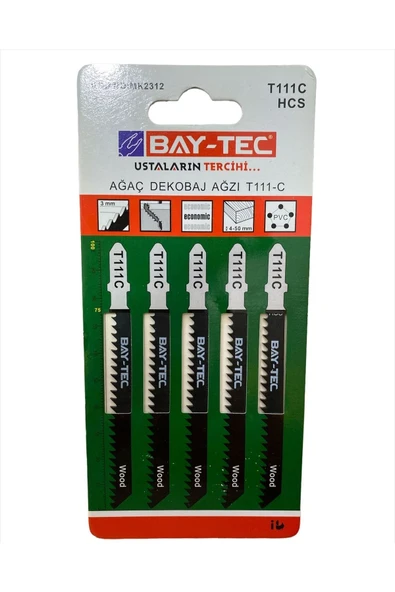 Baytec Ağaç Dekobaj Ağzı 5 Li Paket ürün görseli 1