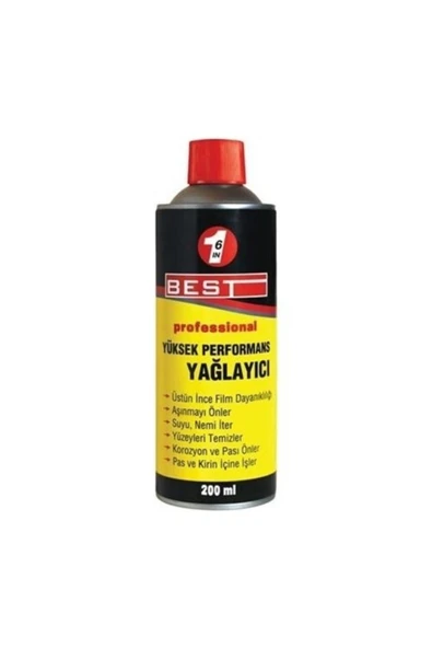 Best Çok Amaçlı 6 Faktör Yağlayıcı, Pas Önleyici, Nem Önleyici Performans Spreyi 200 Ml ürün görseli 1