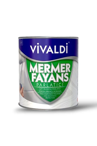 Vivaldi Fayans Ve Mermer Parlatıcı 5LT - Tüm Yüzeyler Için Parlatıcı Vernik - Mermer, Fayans, Parke Parlatıcı Şeffaf ürün görseli 1