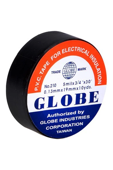 Globe Plastik Izole Elektrik Bandı - Siyah 1 Adet Glb ürün görseli 1