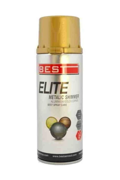 Best Elite Akrilik Sprey Boya Parlak Krom Efekt Altın GOLD EFEKT ürün görseli 1