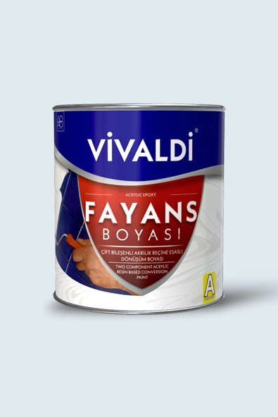 Vivaldi Fayans Boyası - Astar Ve Vernik Gerektirmeyen Boya - Sınırsız Renk 1 Kg Kristal ürün görseli 1
