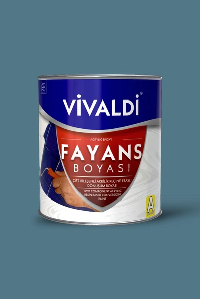 Vivaldi Fayans Boyası - Astar Ve Vernik Gerektirmeyen Boya - Sınırsız Renk 1 Kg Karadeniz ürün görseli 1