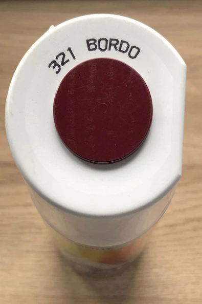 Akçalı Bordo 321 Alüminyum-ahşap-plastik-demir-metal-sprey Boyama 400 ml 321-BORDO ürün görseli 1