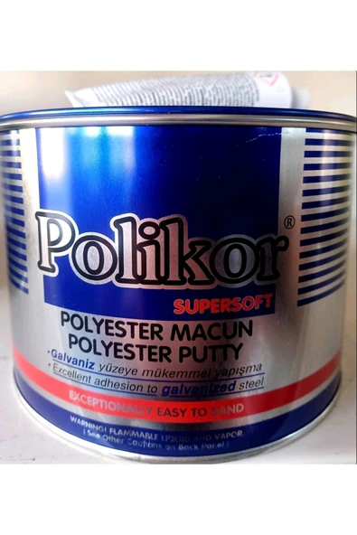Polikor Çelik Macun 2,700 Kğ (Supersoft Polyester Macun 3/1) ürün görseli 1