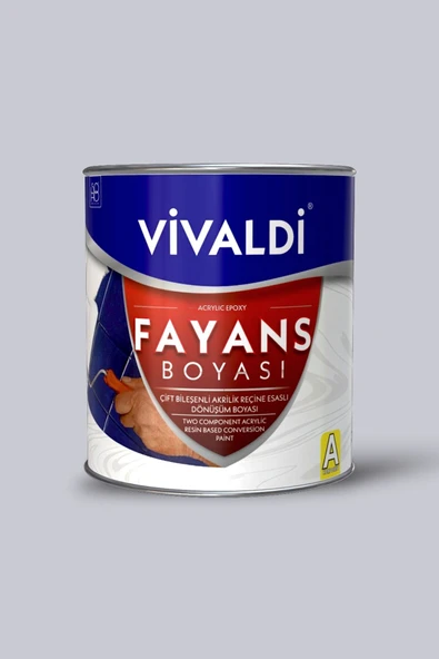 Vivaldi Fayans Boyası - Astar Ve Vernik Gerektirmeyen Boya YağmurBulutu ürün görseli 1