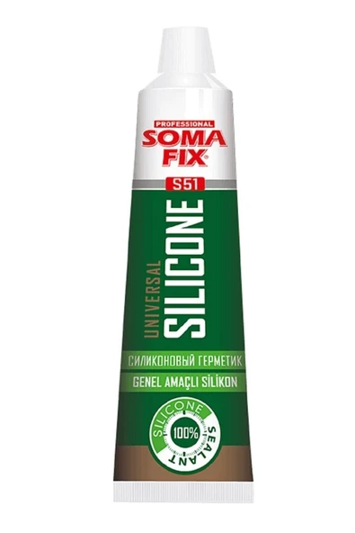 Somafix 50 Ml Tüp Silikon Beyaz ürün görseli 1