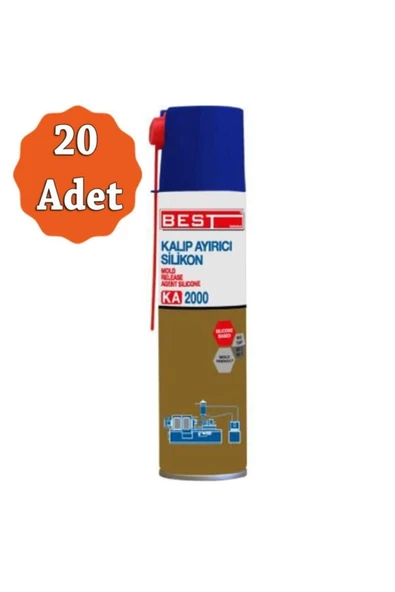 Best Silikon Bazlı Kalıp Ayırıcı Sprey 400 ml 20 Adet ürün görseli 1