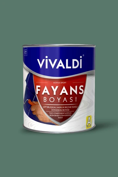 Vivaldi Fayans Boyası - Astar Ve Vernik Gerektirmeyen Boya - Sınırsız Renk 1 Kg Kavak Yeli ürün görseli 1