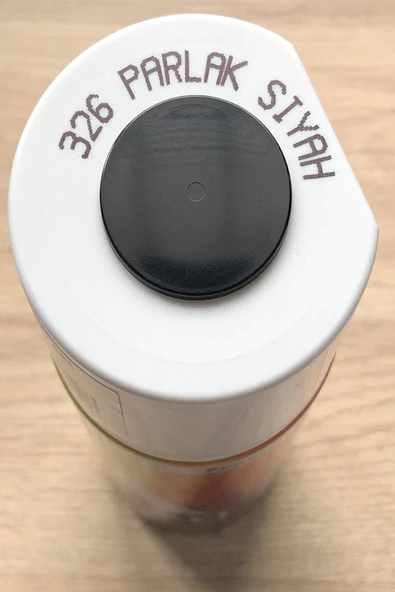 Akçalı Parlak Siyah 326 Alüminyum-ahşap-plastik-demir-metal-sprey Boyama 400 ml 326-RAL9005-PARLAK SİYAH ürün görseli 1