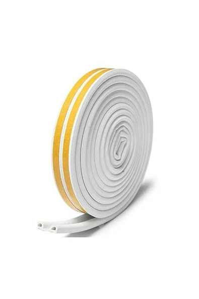 yunuskayatek Kapı Pencere Bandı Fitili Yapışkanlı Soğuk Izolasyon Bant 3x2=6 Metre (Beyaz) 1 Kapı İçin İdeal Boyu ürün görseli 1